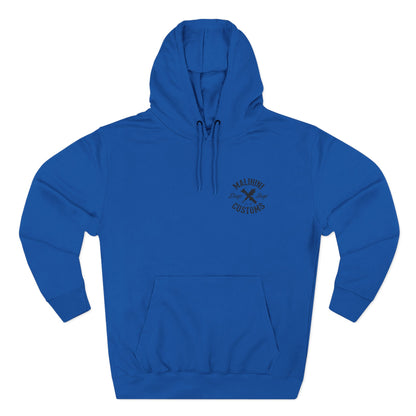 The Classic, Embroidered Black Logo Hoodie