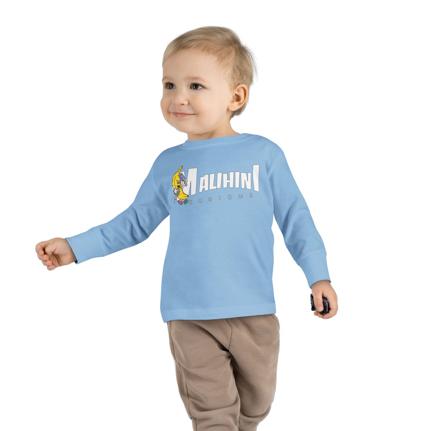 Toddler Long Sleeve Banana Hands Tee