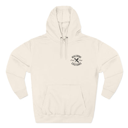 The Classic, Embroidered Black Logo Hoodie
