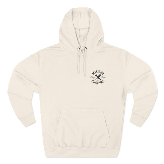 The Classic, Embroidered Black Logo Hoodie