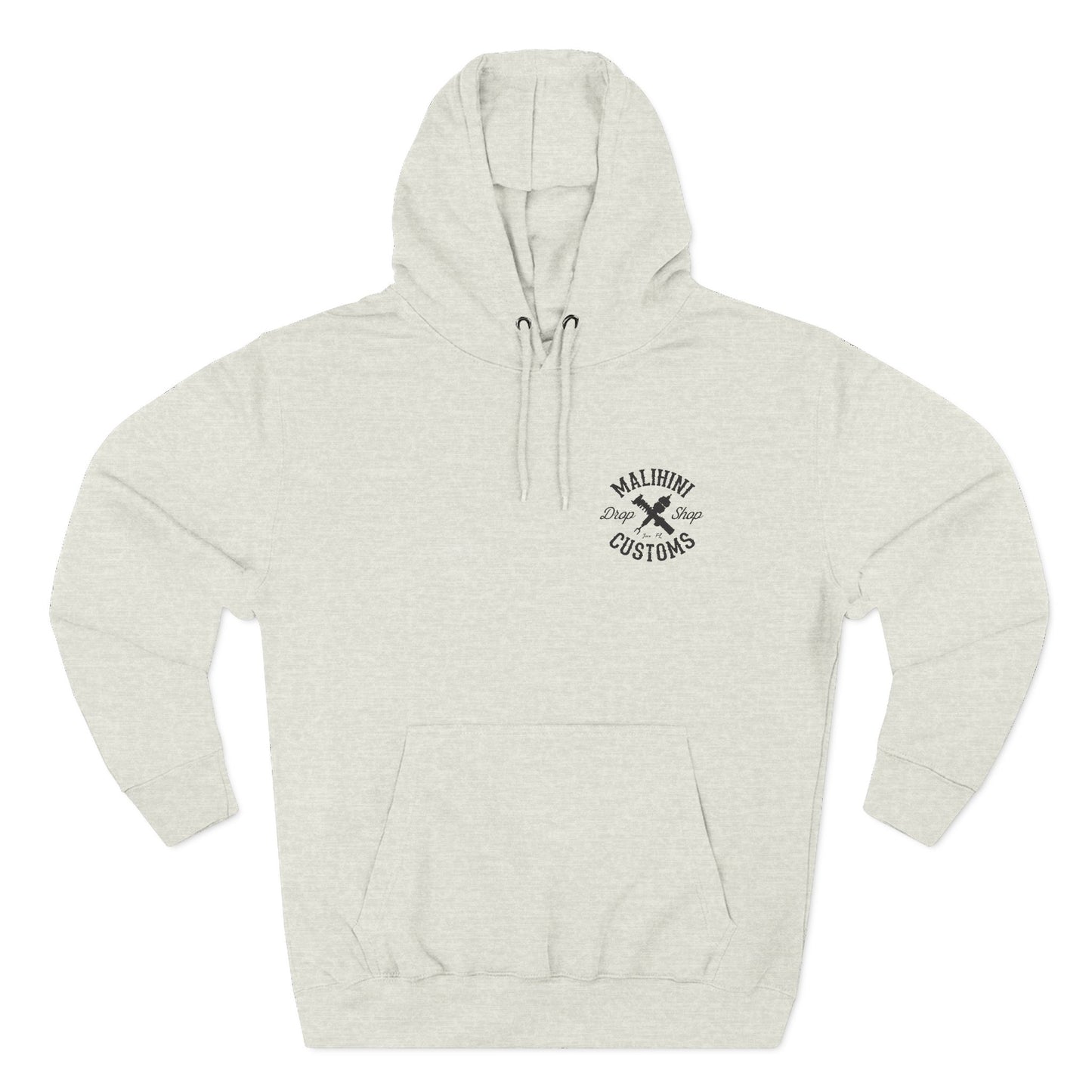 The Classic, Embroidered Black Logo Hoodie