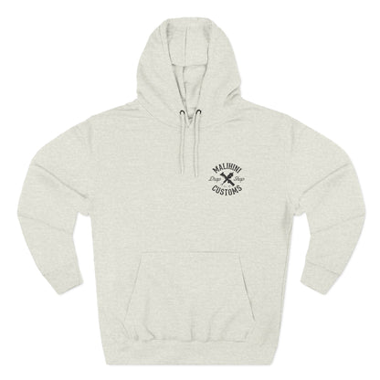The Classic, Embroidered Black Logo Hoodie