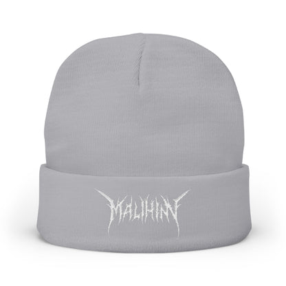 Screamy Music Knit Beanie, Embroidered Malihini Logo